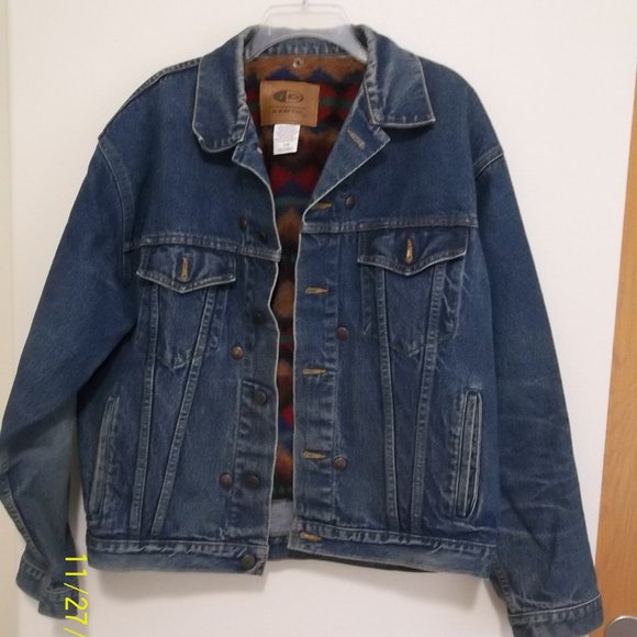 ID Wear Blue Denim Jacket with Vest Lining - Picture 1 of 7